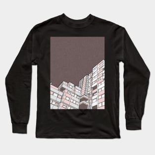 London - Blackfriars 60's housing Long Sleeve T-Shirt